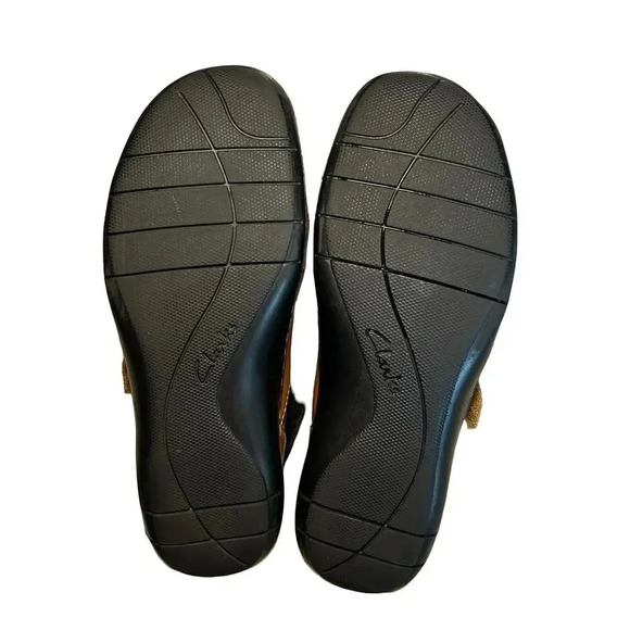 Clark’s Bendables Women’s Ashland Spin Q Leather Shoes Brown Size 8 - Picture 9 of 9